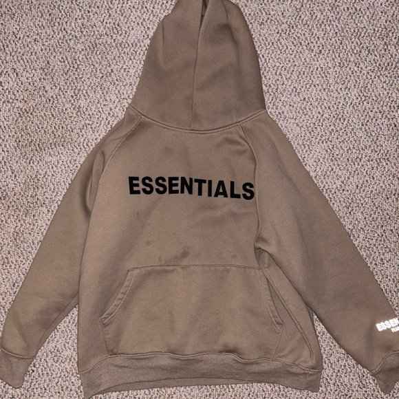 Tan essentials hoodie - Picture 1 of 3